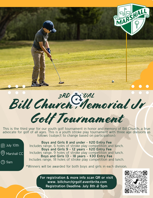 Bill Church Tournament Flyer